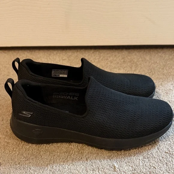 Skechers Black GOwalk Slip-On Shoes - Picture 2 of 5